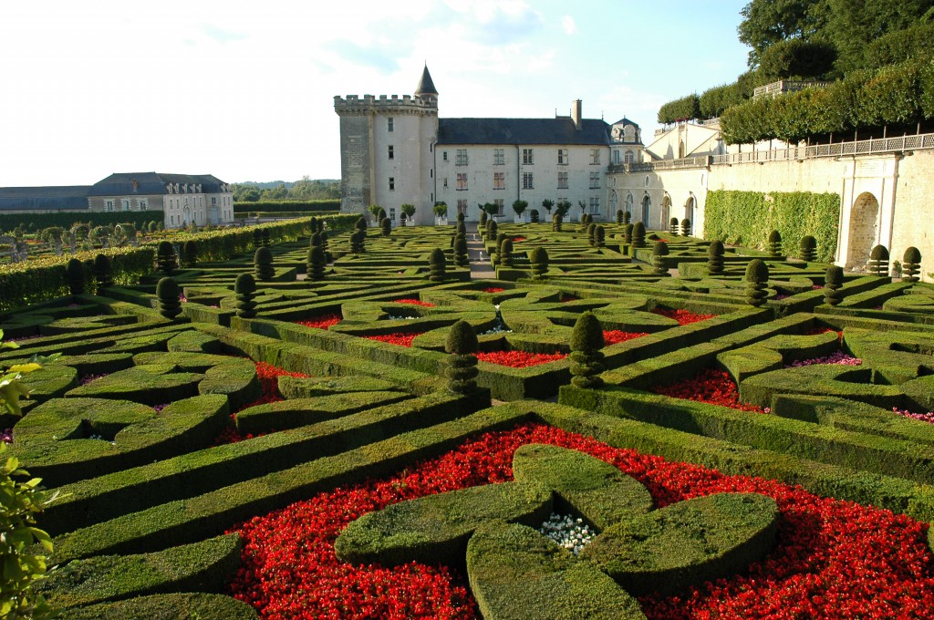 Les jardins à la française de Villandry