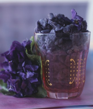 Les violettes cristalisées