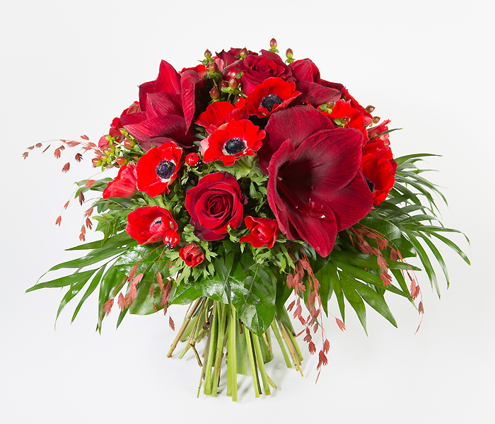Bouquet Saint-Valentin flamboyant