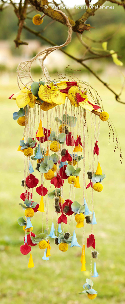 Bouquet de marié artistique