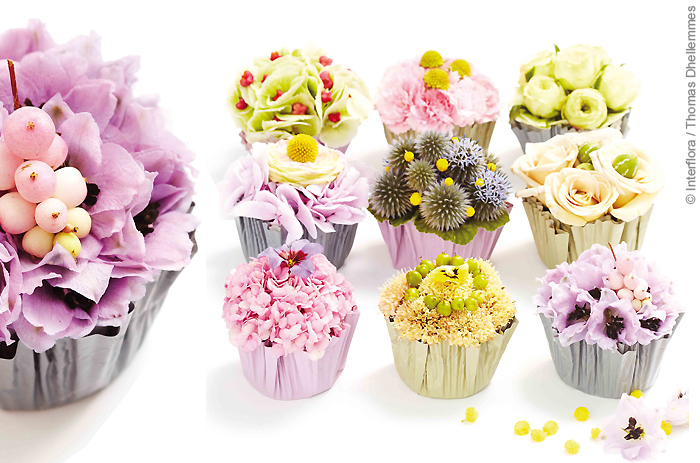 Les cupcakes floraux
