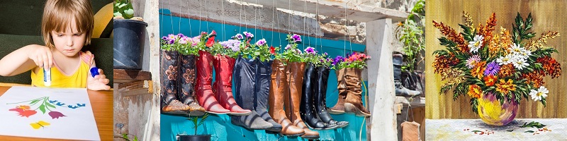 Pots de fleurs créatifs