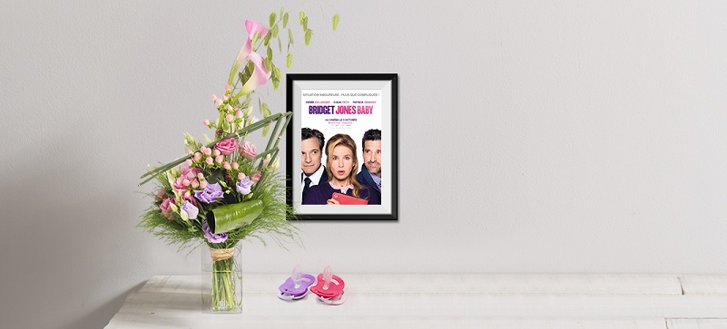 Découvrez le bouquet de fleurs spécialement créé pour la sortie du film Bridget Jones Baby.