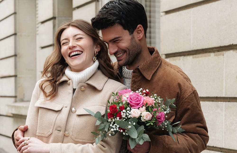 Couple pendant la Saint-Valentin