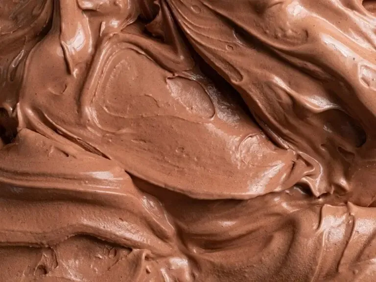 Texture de glace au chocolat