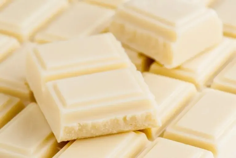 Tablette de chocolat blanc