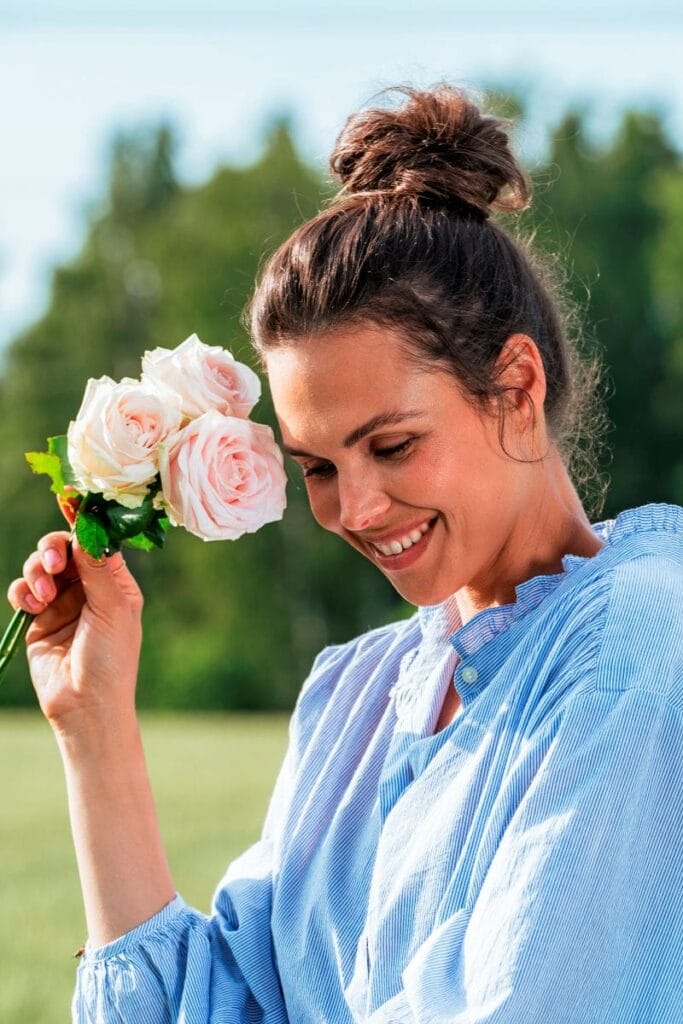 Belles roses roses