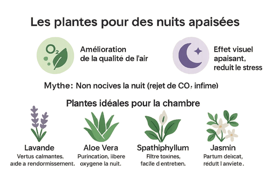 Les plantes à privilégier pour des nuits apaisées
