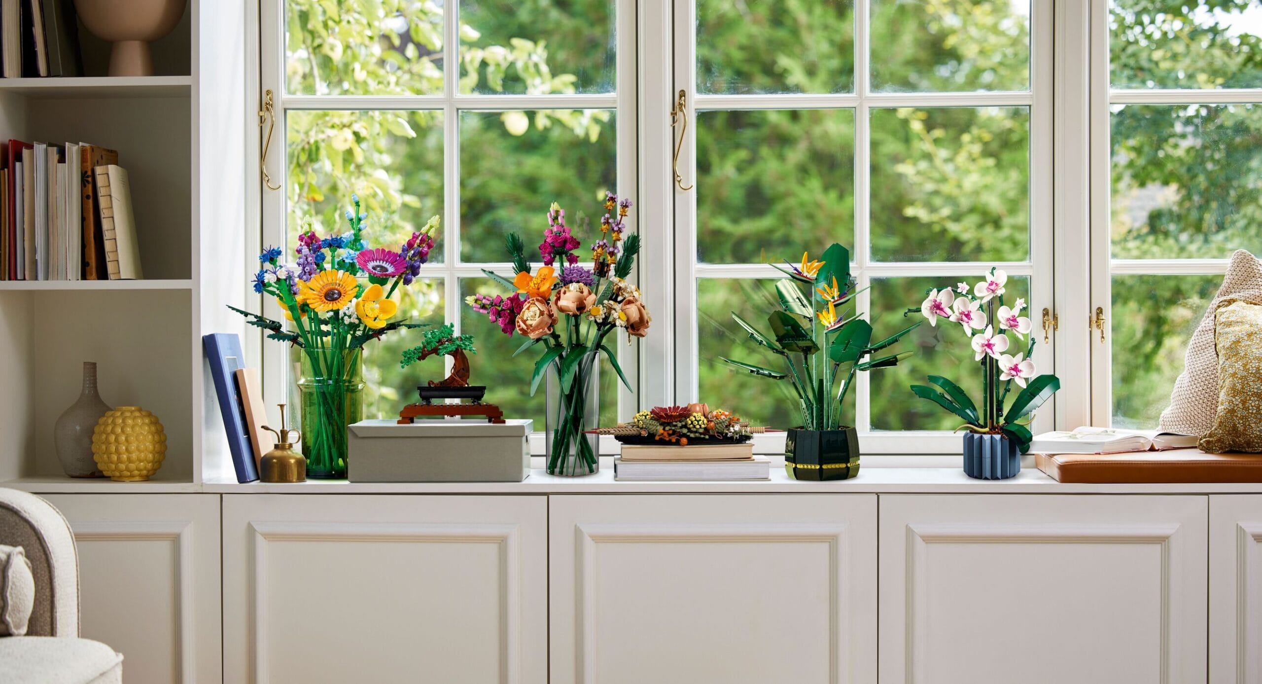 nettoyer fleurs lego poussière