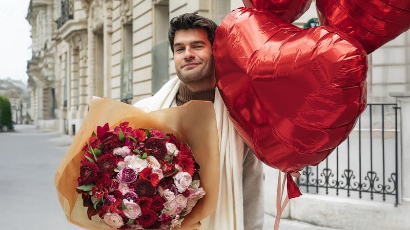 Homme saint valentin