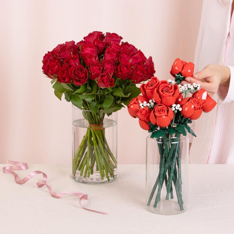 Bouquet de roses en LEGO®