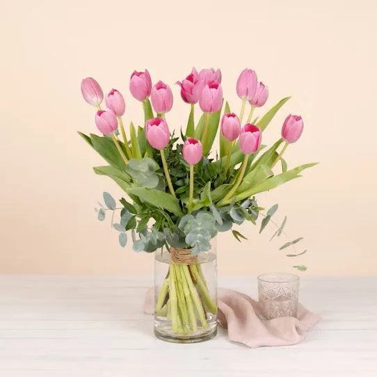 tulipes roses