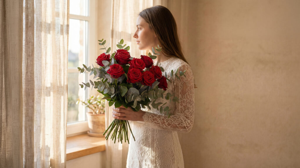 Bouquet roses rouges