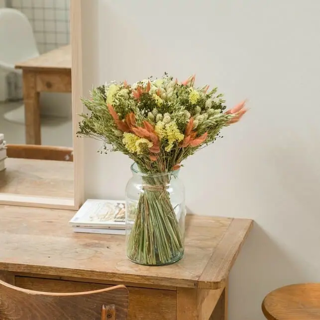 Bouquet de fleurs séchées Folie Pastel par Interflora