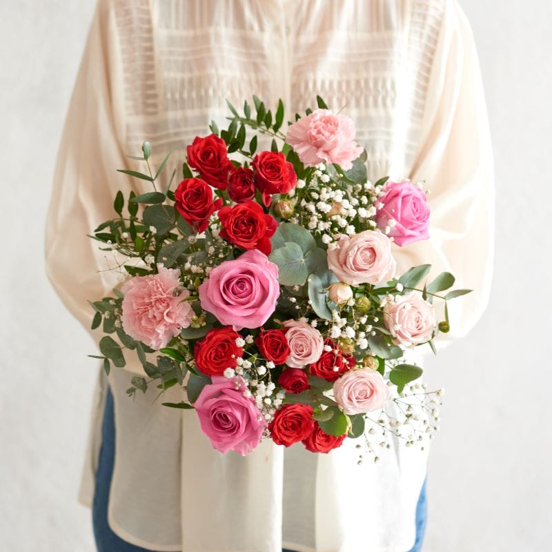 Bouquet de roses fraîches