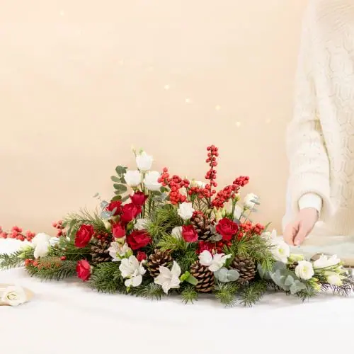 Centre de table nature pour Noël