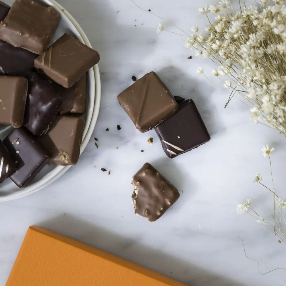 chocolat au lait et noir