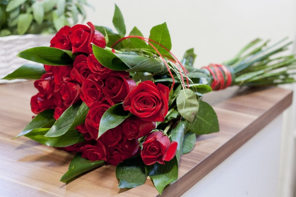 Bouquet de roses rouges