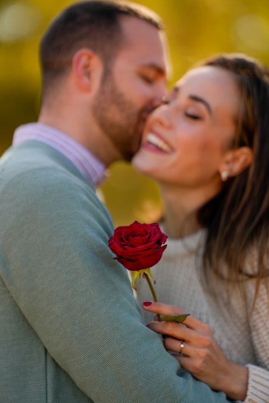 Couple heureux amour