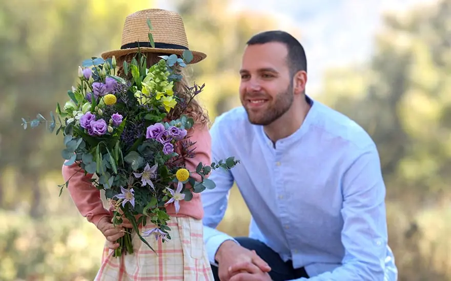 fête des pères bouquet de fleurs