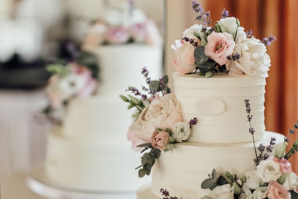 Gâteau avec des fleurs