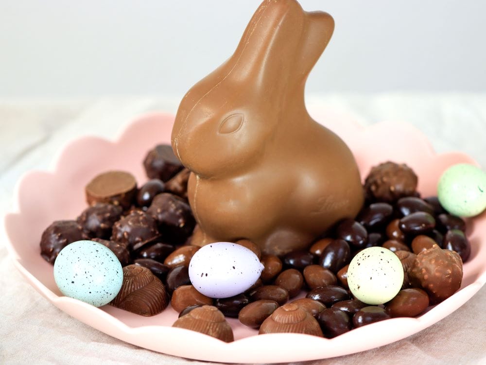 Lapin en chocolat fête de pâque