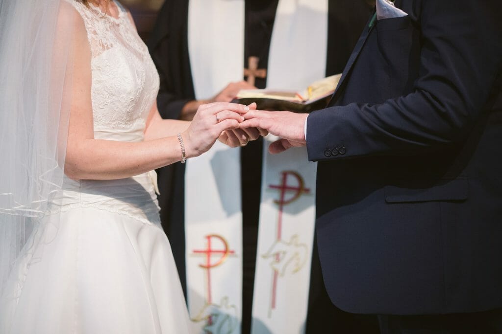 Un mariage à l'église