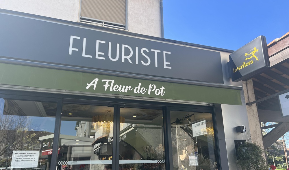 A fleur de pot