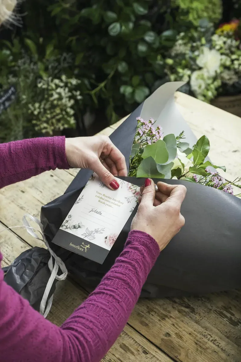Carte fleuriste reseau interflora