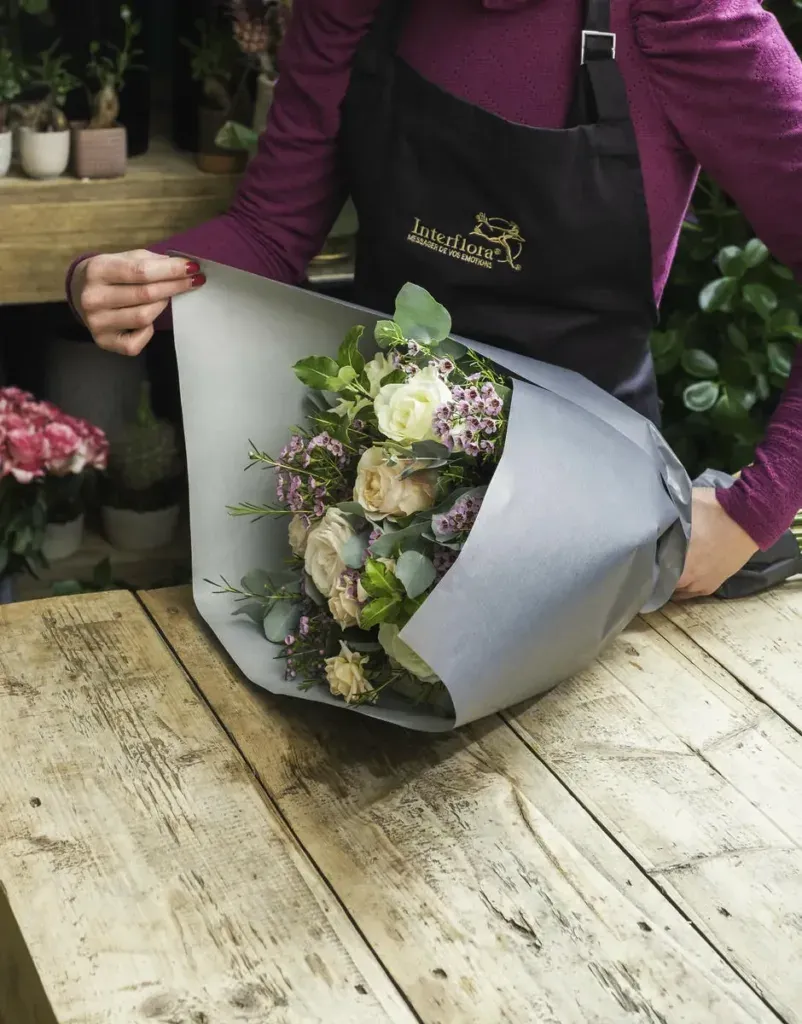 Confection fleuriste reseau interflora