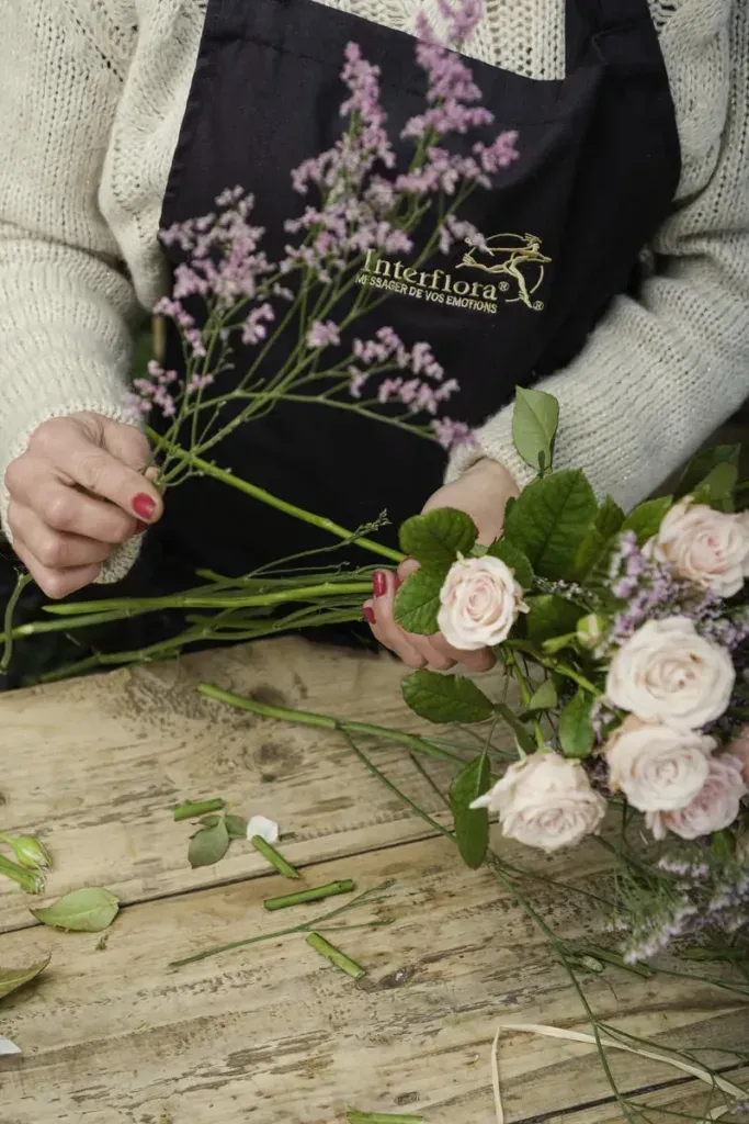 Roses fleuriste reseau interflora