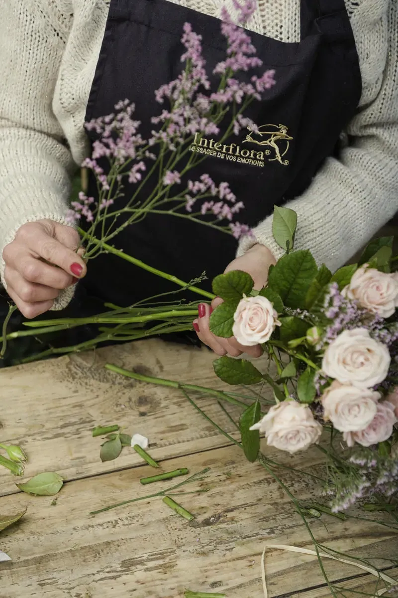 Roses fleuriste reseau interflora