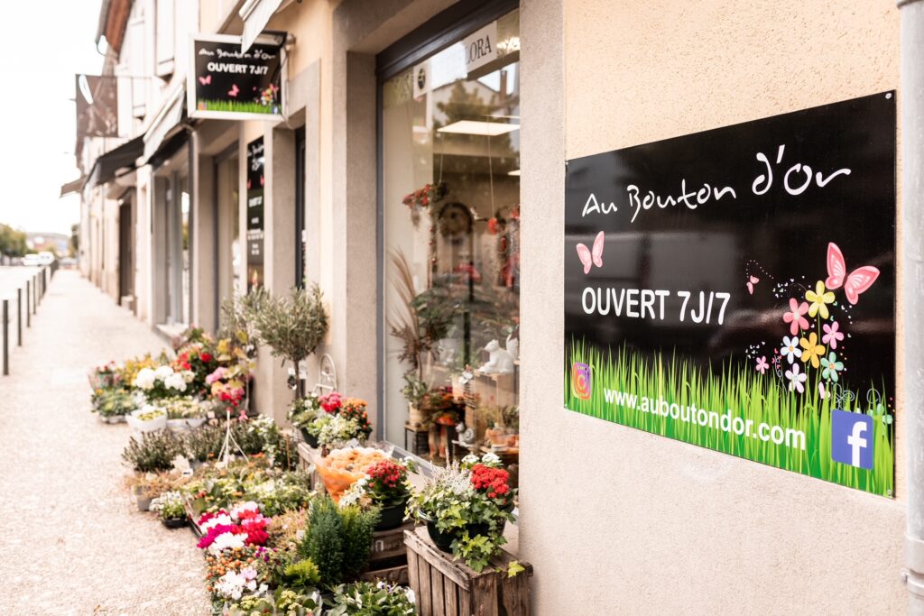 devanture Au bouton d'or