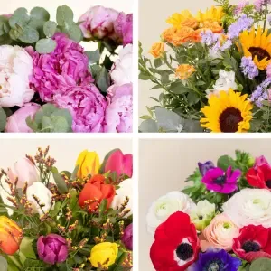 Le bouquet créatif du fleuriste de saison