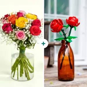 Coffret LEGO® Roses