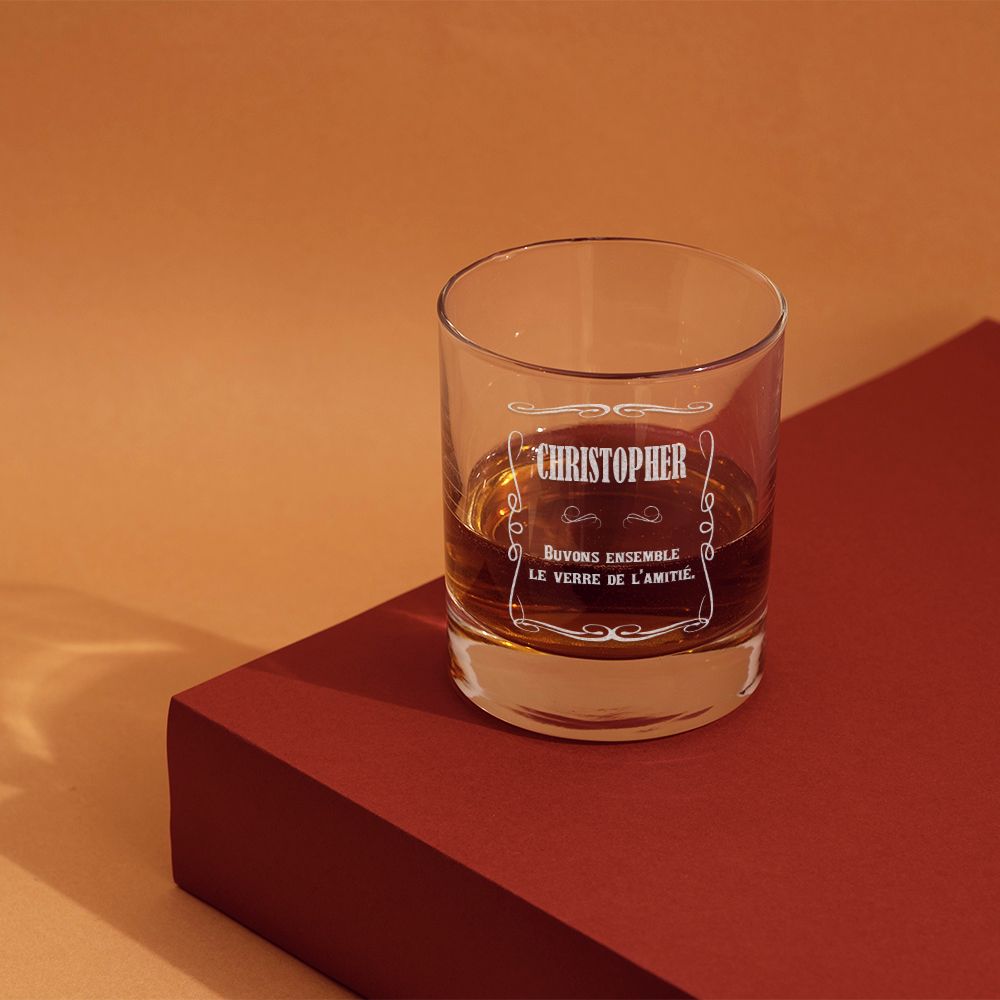 Verre à whisky personnalisé