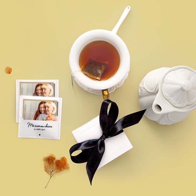 Coffret de sachets de thé personnalisés