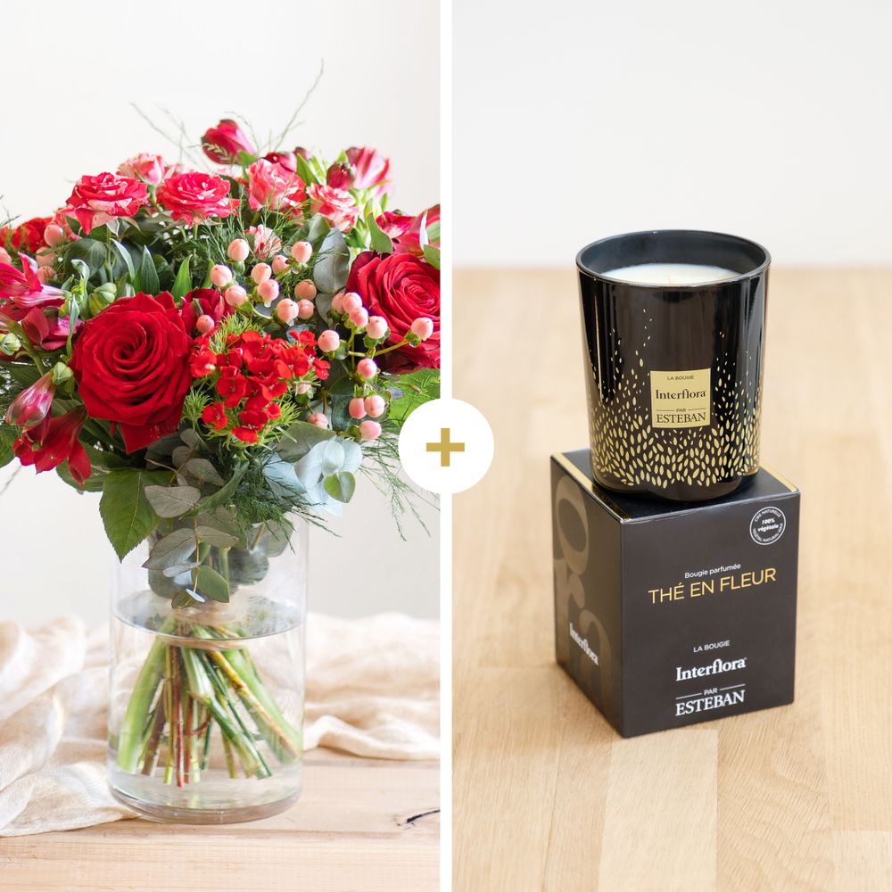 Je t'aime & Bougie parfumée