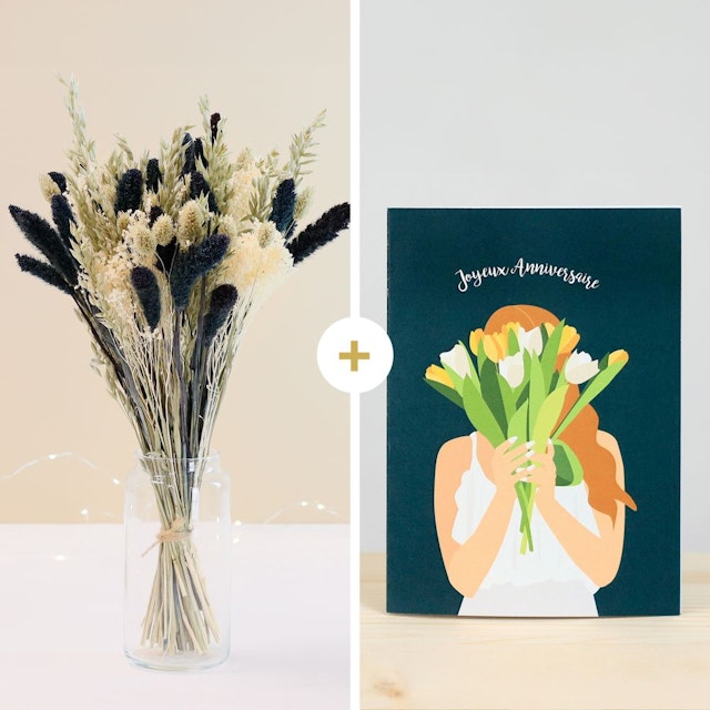 Blue Dream et sa carte Joyeux Anniversaire