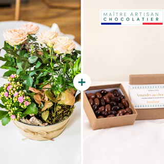 Coin de paradis et ses amandes au chocolat