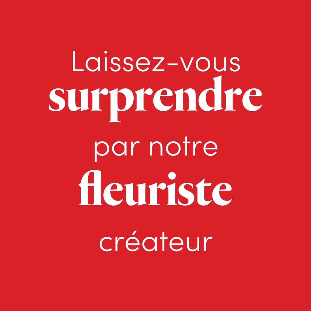 Le bouquet Saint Valentin du fleuriste - sans roses