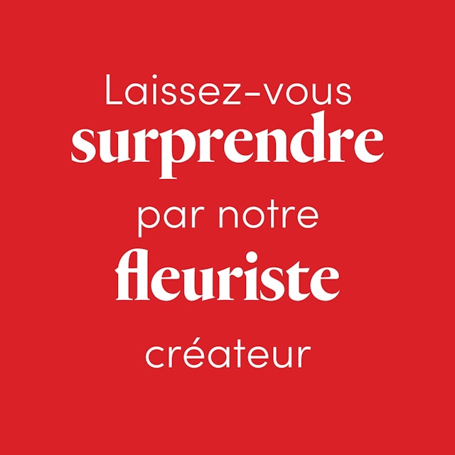 Le bouquet Saint Valentin du fleuriste - sans roses