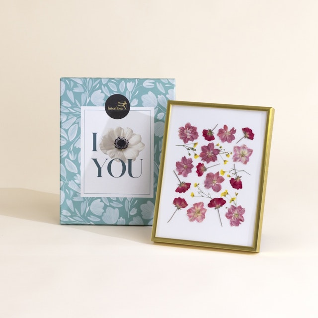 Herbier de fleurs séchées