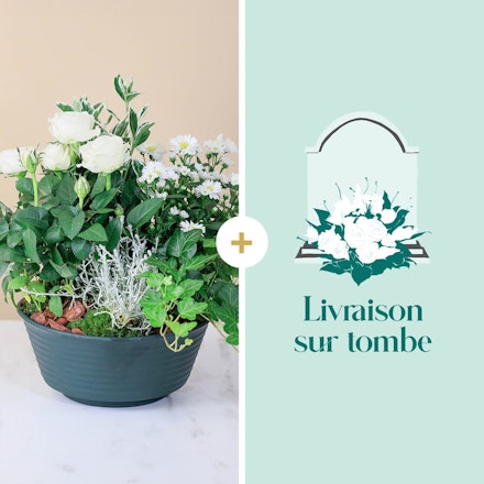 Lumineux souvenir et sa livraison sur tombe