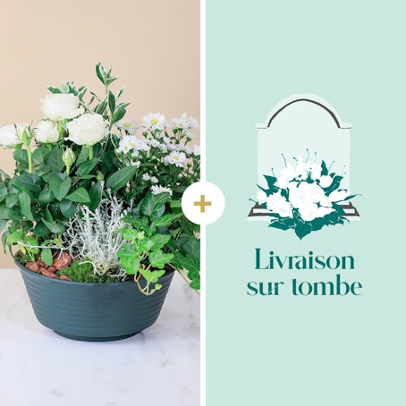 Lumineux souvenir et sa livraison sur tombe