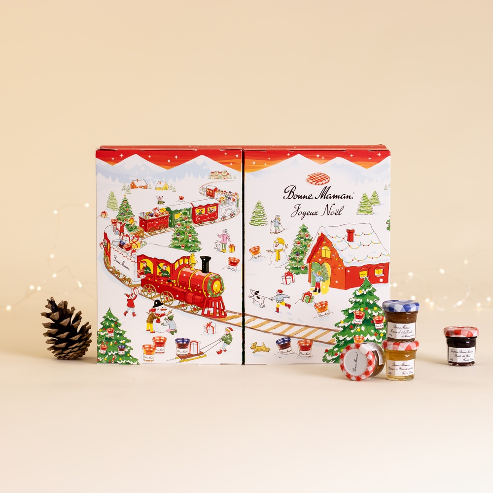 Petit soleil et son calendrier de l'avent Bonne Maman