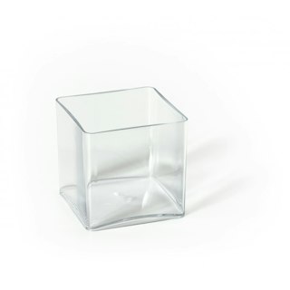 Vase Cube en Plastique - Lot de 2