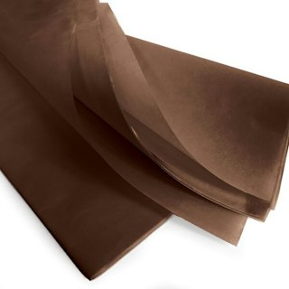 Feuilles de papier de soie - Chocolat - Lot 60 feuilles