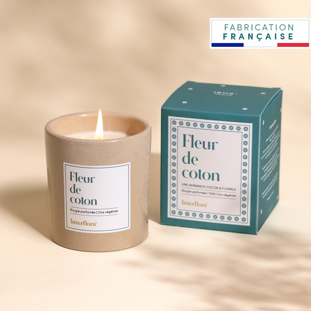 Velours et sa bougie parfumée