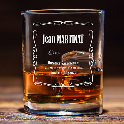 Verre à whisky personnalisable